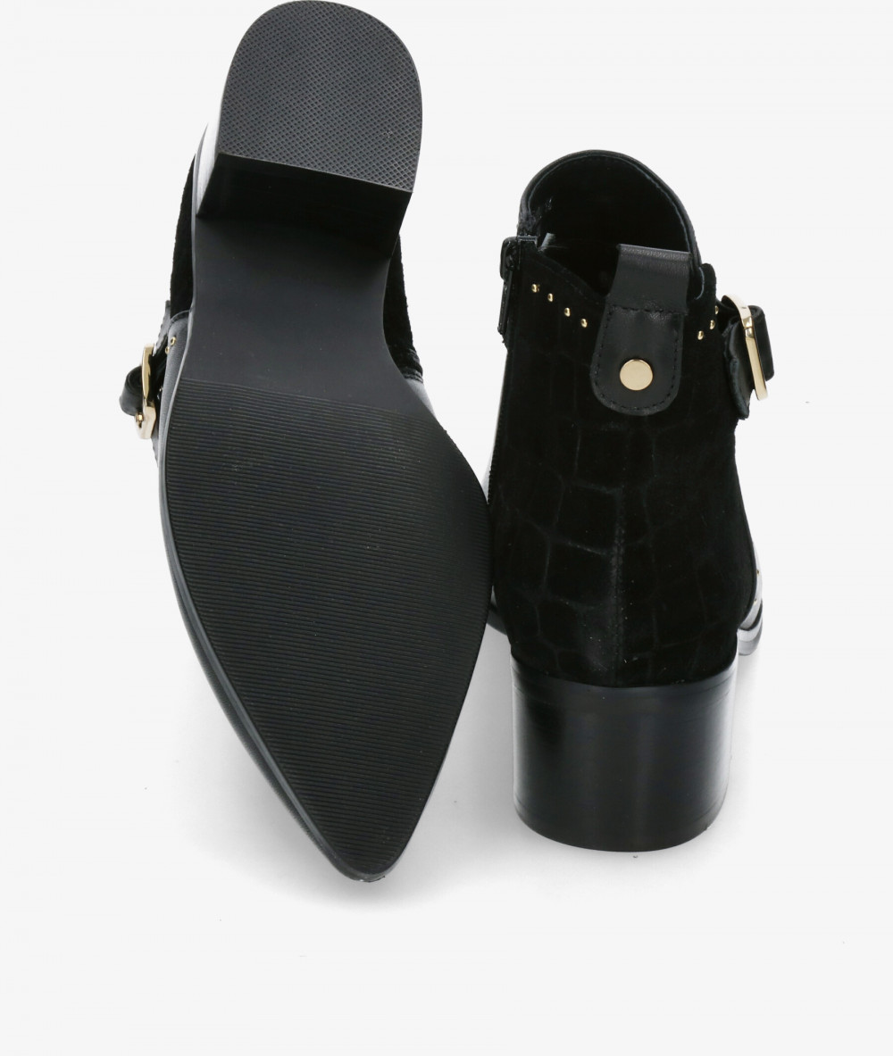 Botines Stephen Allen LAUR-14 38330-C3 en coco negro