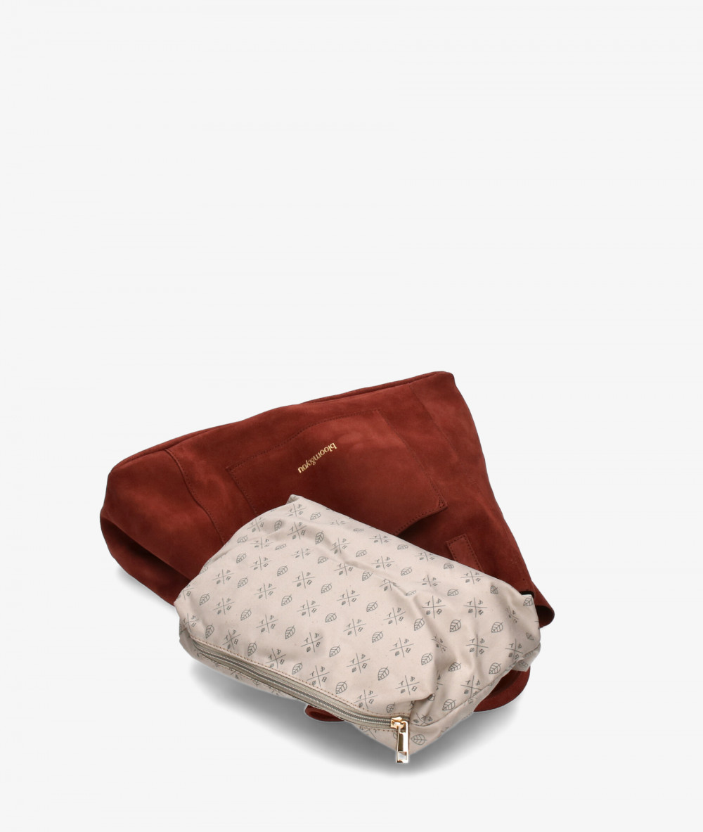 Bolso de piel bloom&you DALLAS en serraje burdeos Bolso de piel bloom&you DALLAS en serraje burdeos