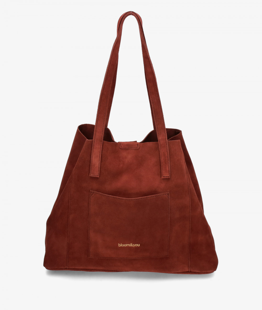 Bolso de piel bloom&you DALLAS en serraje burdeos Bolso de piel bloom&you DALLAS en serraje burdeos