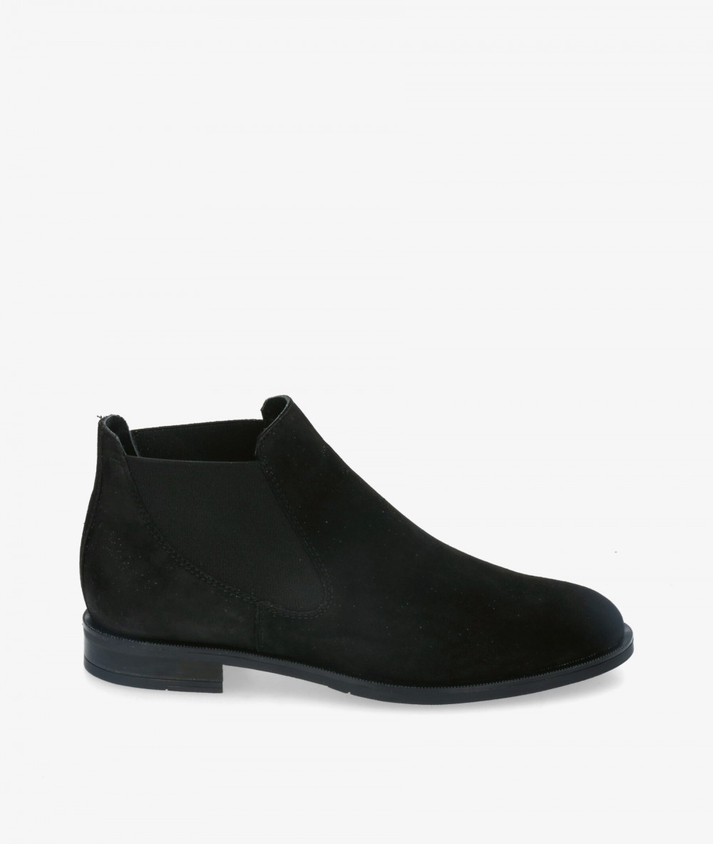 Botines Alpe  2646 en serraje negro Botines Alpe  2646 en serraje negro