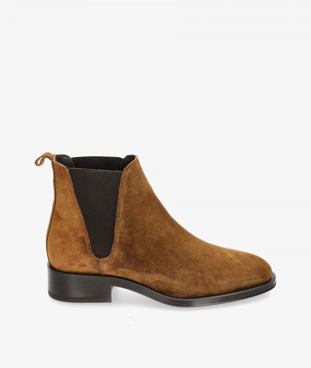 Botines Alpe  2349 en serraje cuero Botines Alpe  2349 en serraje cuero