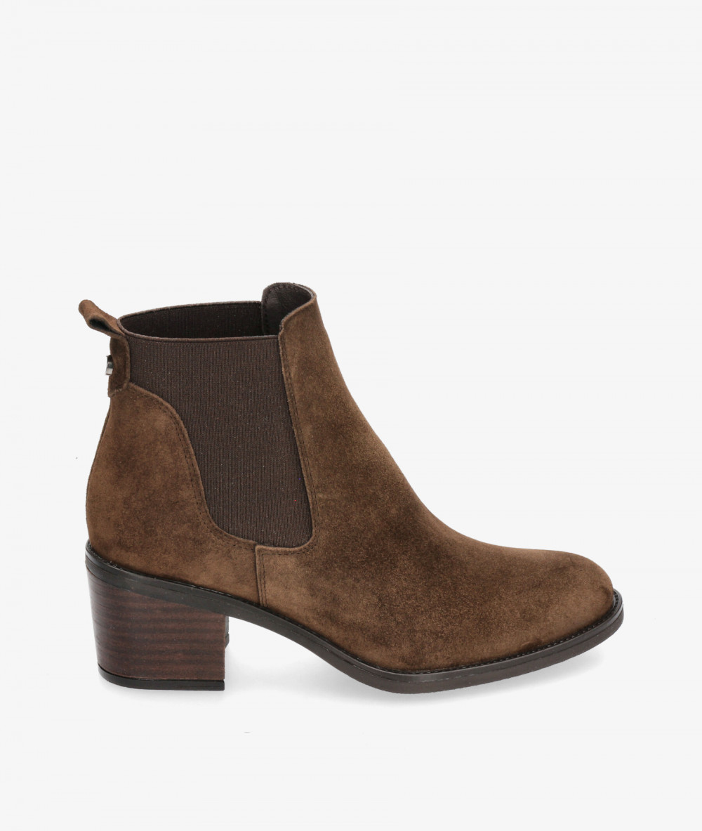 Alpe Ankle boots  2202 in brown split suede Alpe Ankle boots  2202 in brown split suede