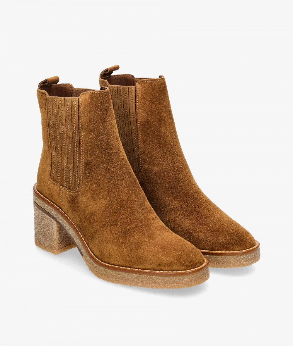 Alpe Ankle boots  5239 in leather split suede Alpe Ankle boots  5239 in leather split suede