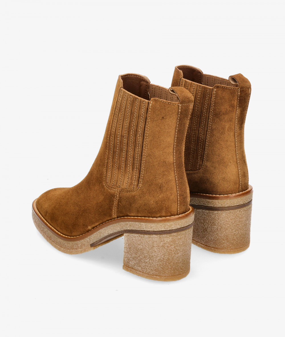 Alpe Ankle boots  5239 in leather split suede Alpe Ankle boots  5239 in leather split suede