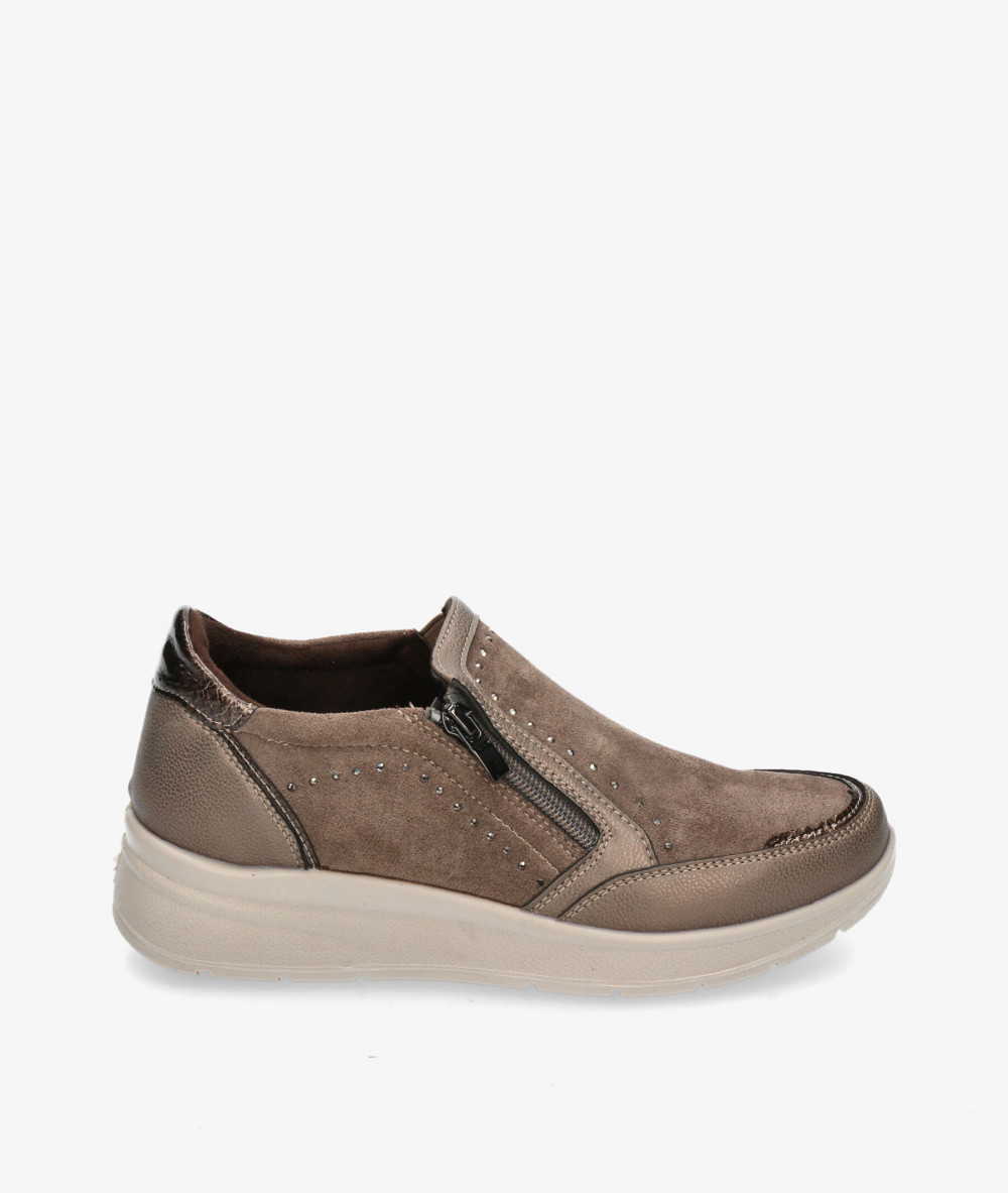 Amarpies Comfort shoes 29351 in taupe Amarpies Comfort shoes 29351 in taupe