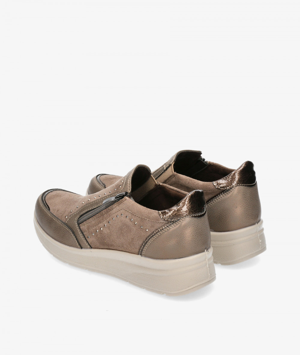 Amarpies Comfort shoes 29351 in taupe Amarpies Comfort shoes 29351 in taupe