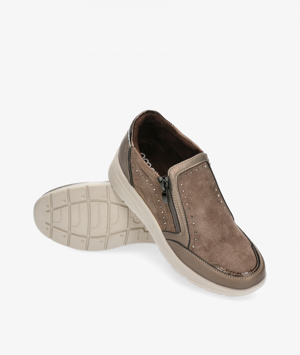 Amarpies Comfort shoes 29351 in taupe Amarpies Comfort shoes 29351 in taupe