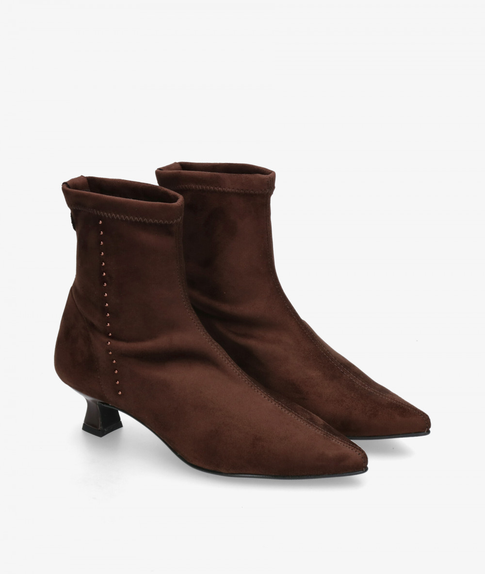 bloom&you Ankle boots  MADI in MARRON LYCRA bloom&you Ankle boots  MADI in MARRON LYCRA