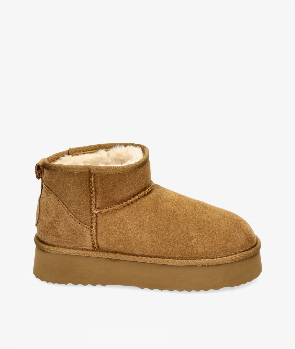bloom&you Ankle boots  OTAWA  in camel split suede bloom&you Ankle boots  OTAWA  in camel split suede