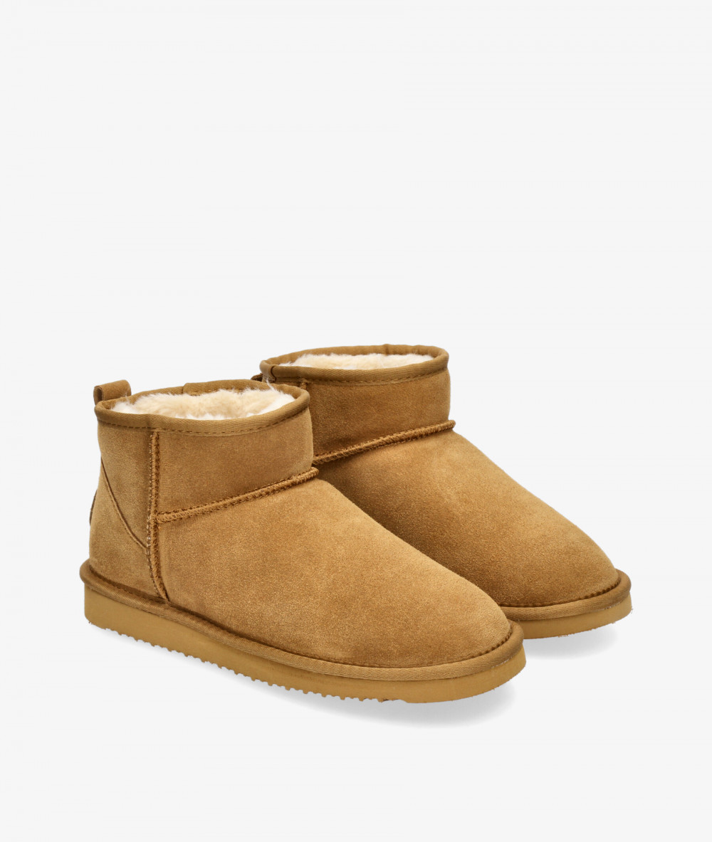 Botines bloom&you MINI FUJI en serraje camel