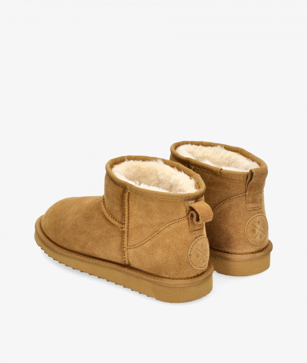 Botines bloom&you MINI FUJI en serraje camel