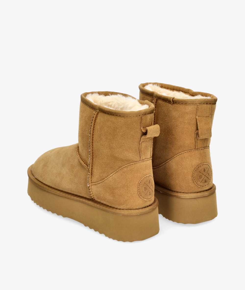 Botines bloom&you OTAWA XL en serraje camel