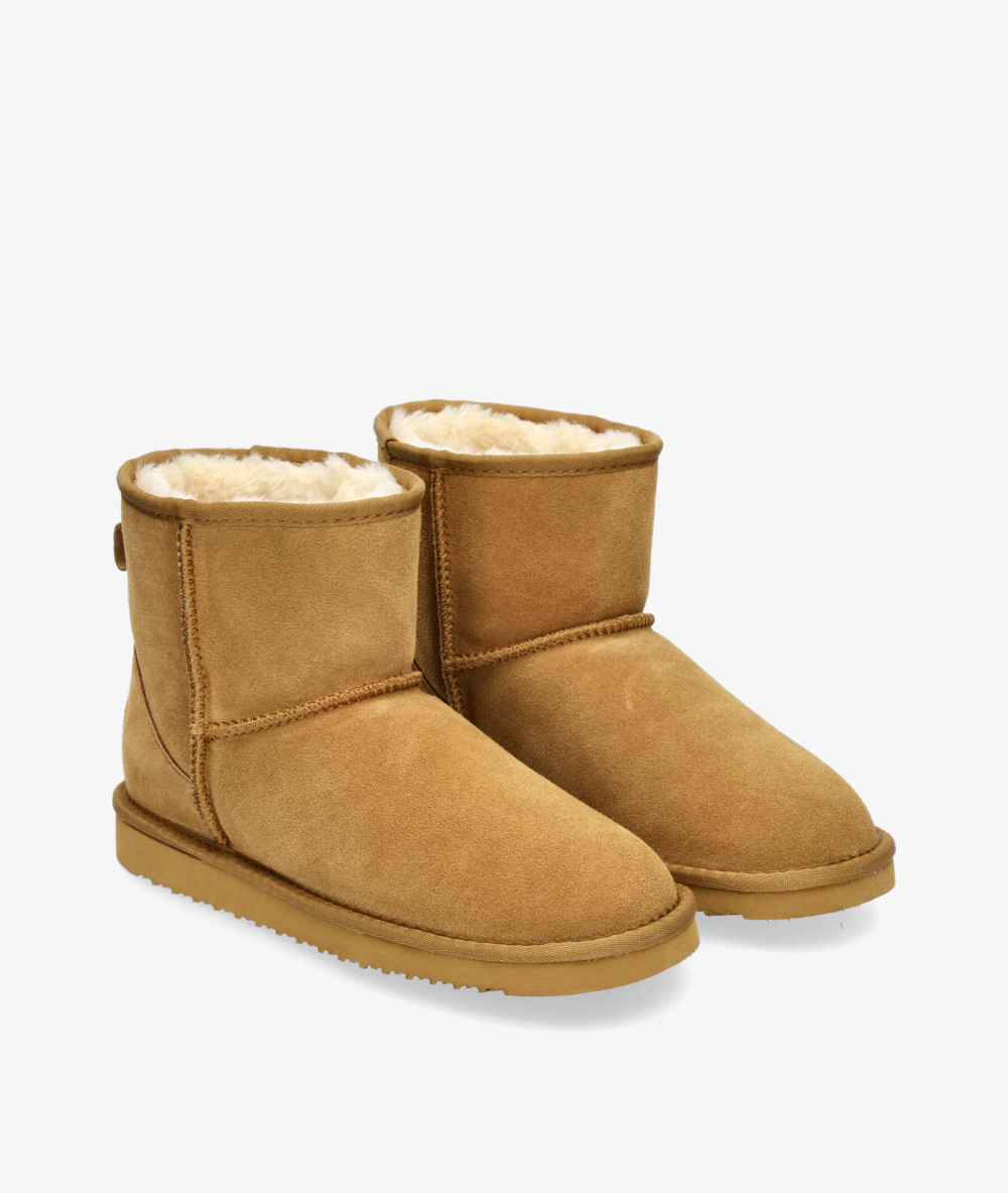 Botines bloom&you FUJI en serraje camel