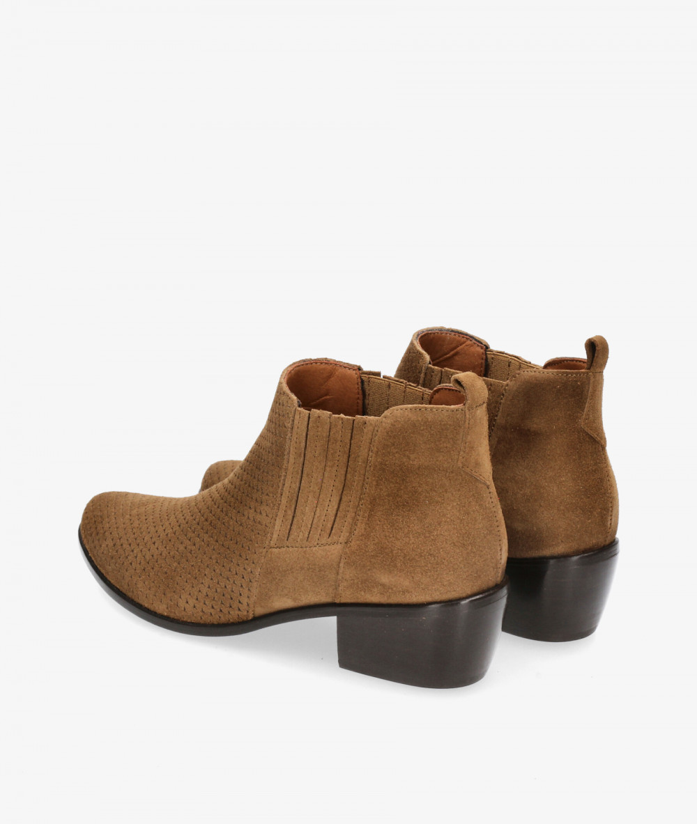 Botines bloom&you ATENEA en serraje cuero