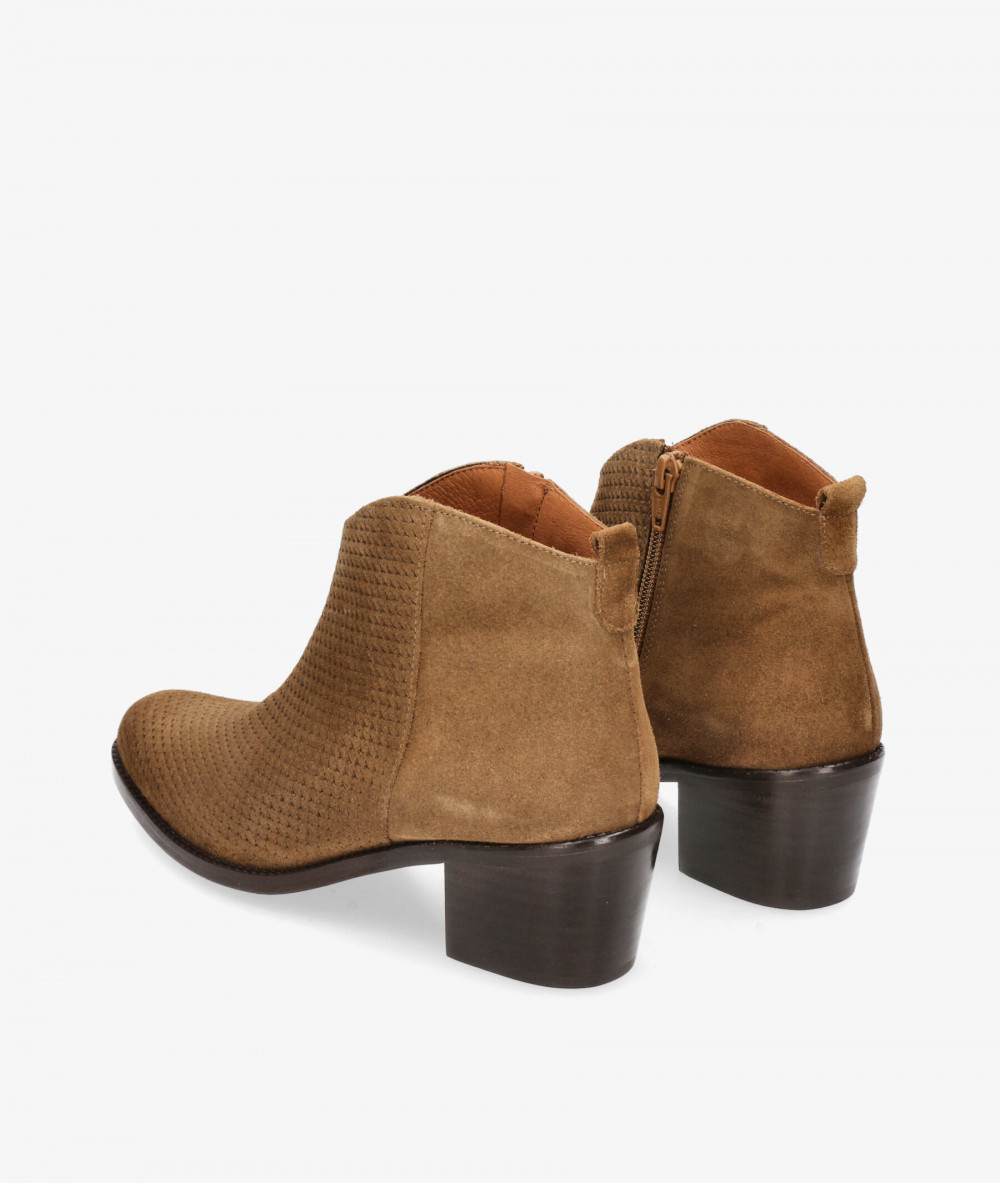 Botines bloom&you NICOLE en serraje cuero