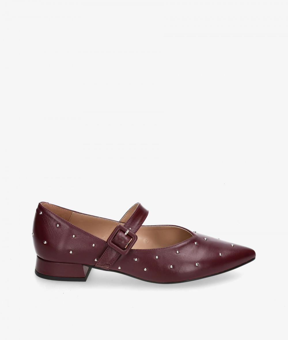 bloom&you Dress low heel shoes ADELE in burgundy bloom&you Dress low heel shoes ADELE in burgundy