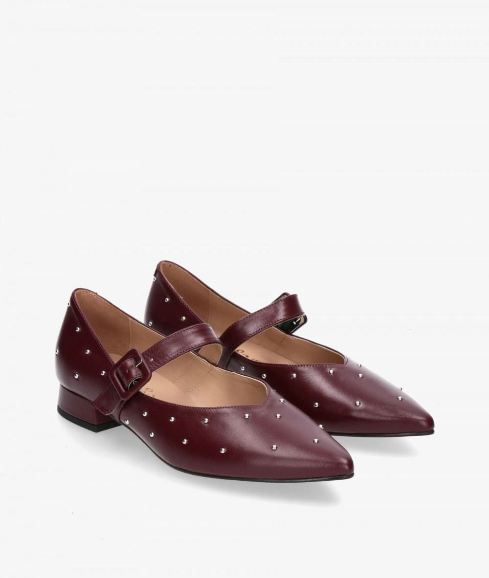 bloom&you Dress low heel shoes ADELE in burgundy bloom&you Dress low heel shoes ADELE in burgundy