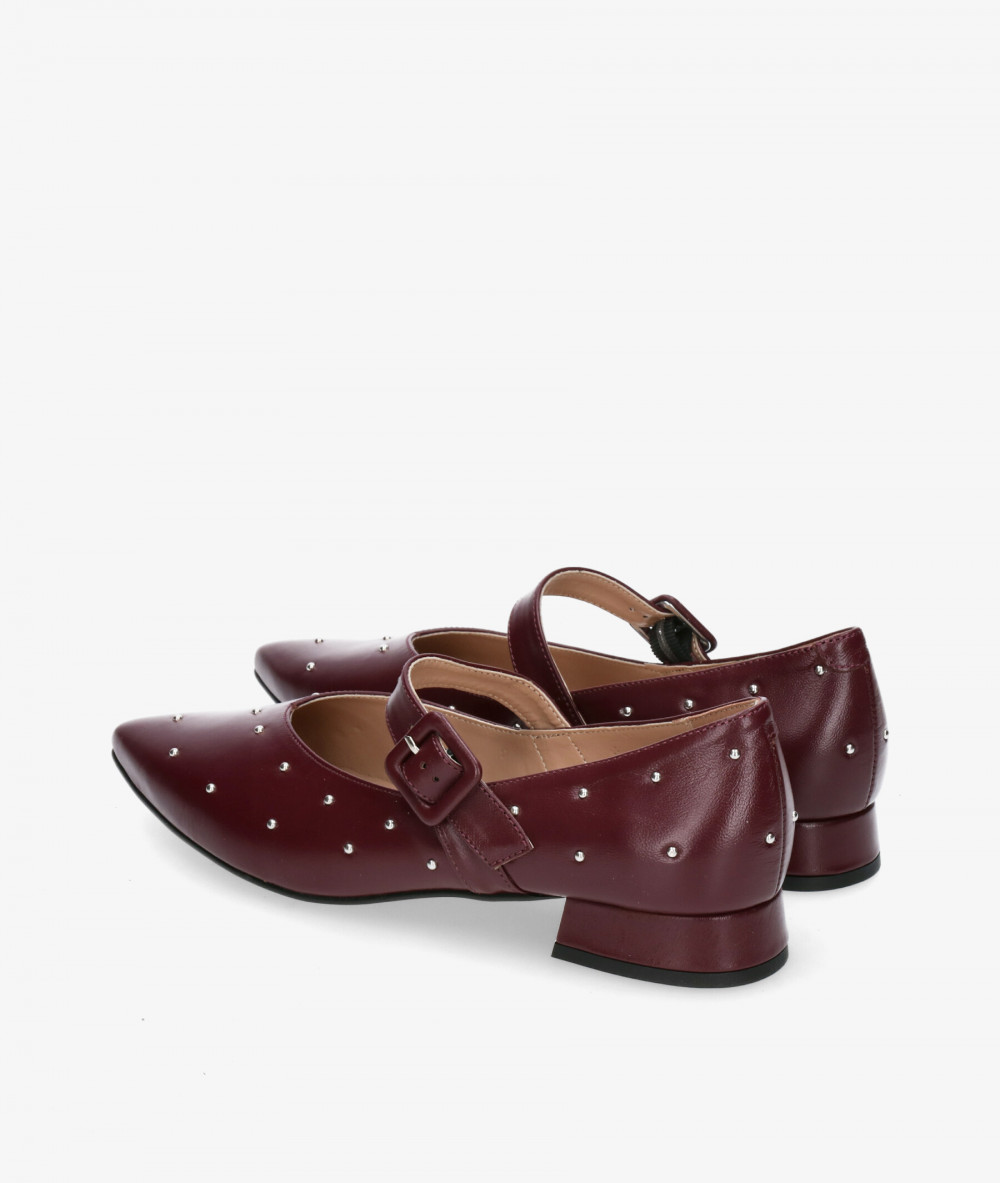 bloom&you Dress low heel shoes ADELE in burgundy bloom&you Dress low heel shoes ADELE in burgundy