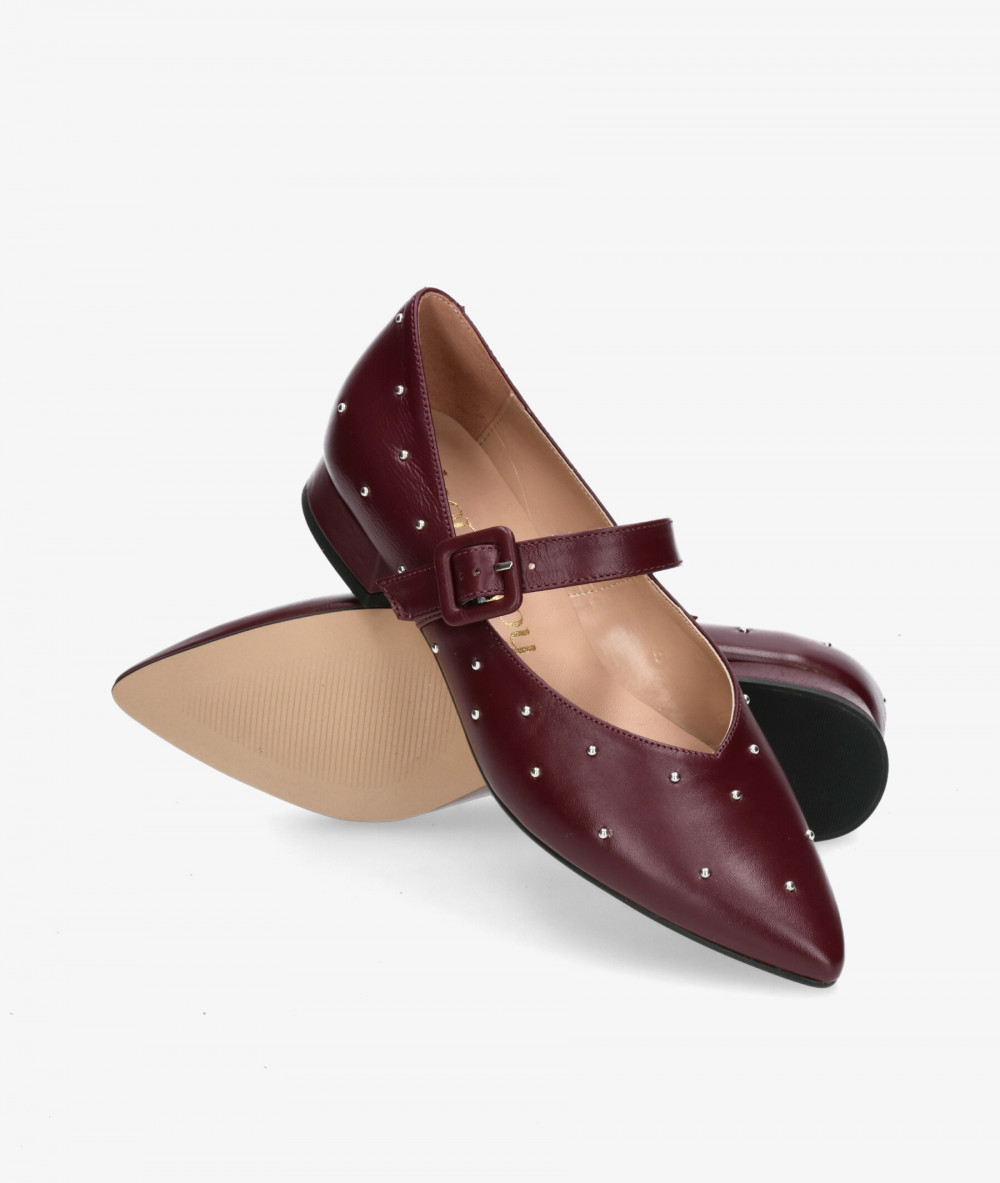 bloom&you Dress low heel shoes ADELE in burgundy bloom&you Dress low heel shoes ADELE in burgundy