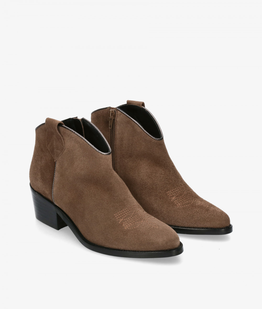 Botines bloom&you TEVA en serraje taupe