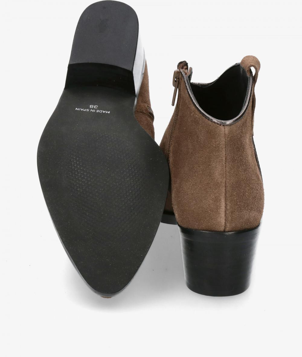 Botines bloom&you TEVA en serraje taupe