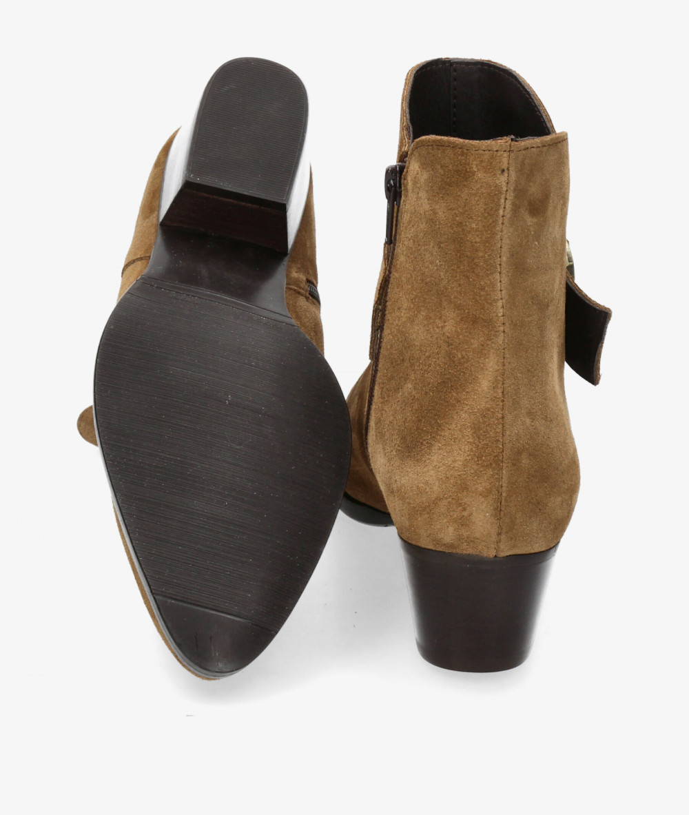 Botines bloom&you GABRIELA en serraje cuero