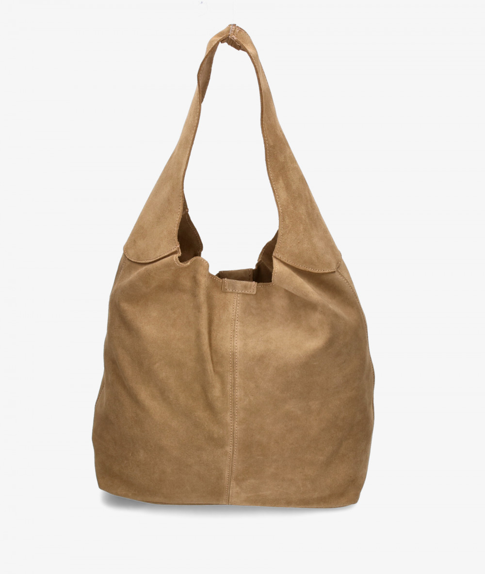 Bolso de piel bloom&you ELLIE en serraje taupe Bolso de piel bloom&you ELLIE en serraje taupe