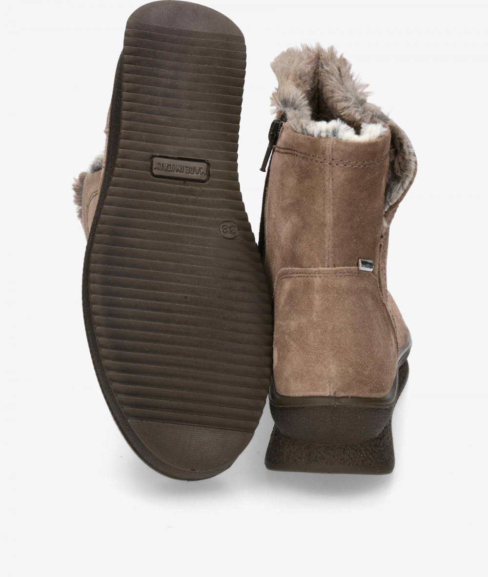 Botines Imac  856699 en serraje taupe Botines Imac  856699 en serraje taupe
