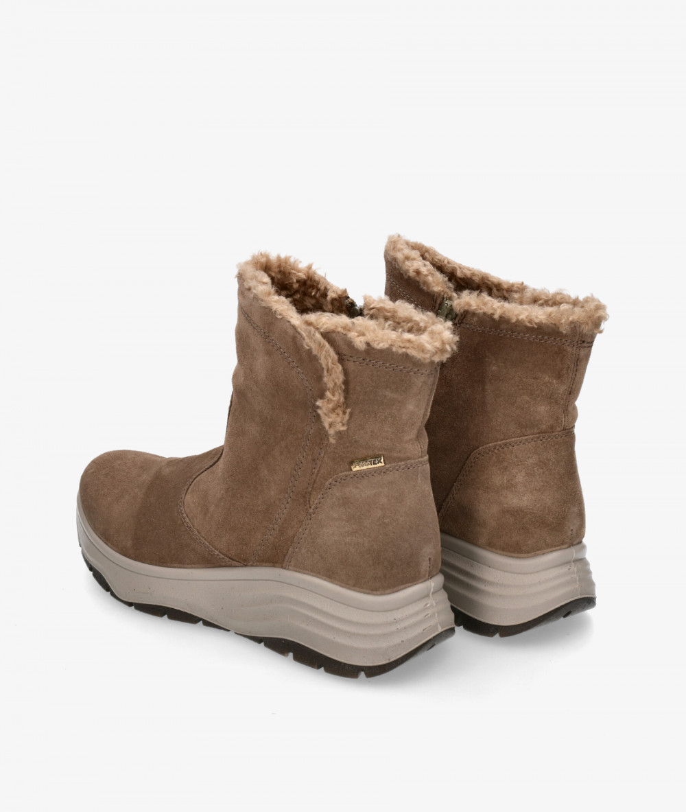 Botines Imac  856897 en serraje taupe Botines Imac  856897 en serraje taupe