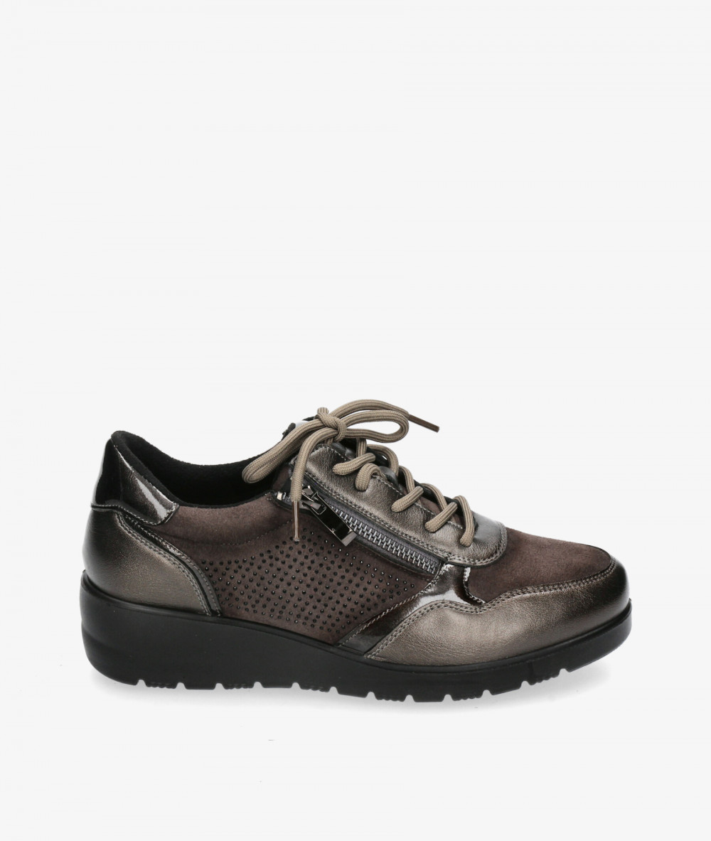 Deportivos DOCTOR CUTILLAS  45411 en taupe metalizado Deportivos DOCTOR CUTILLAS  45411 en taupe metalizado