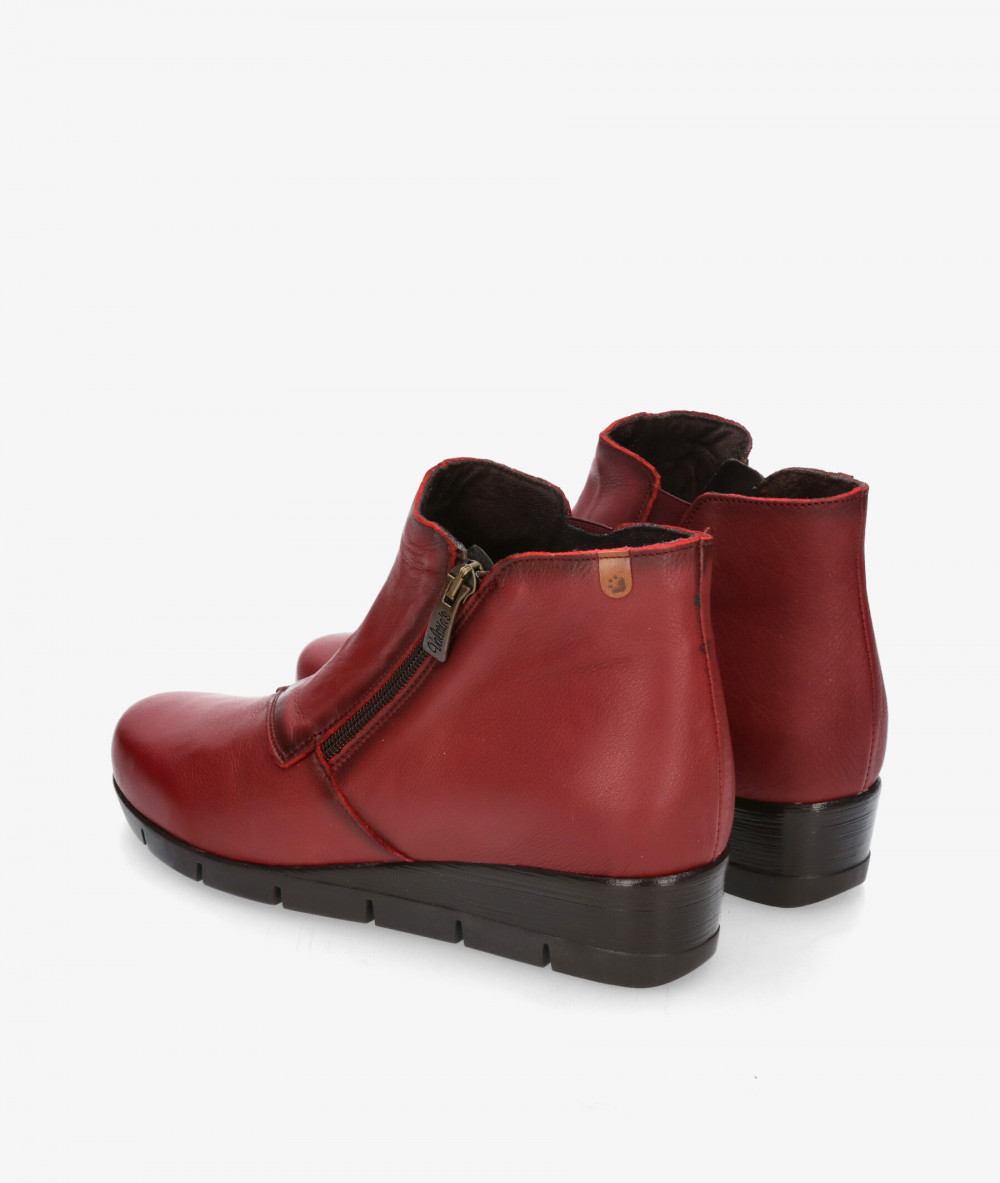 Botines Valeria´s  9511 en cereza Botines Valeria´s  9511 en cereza