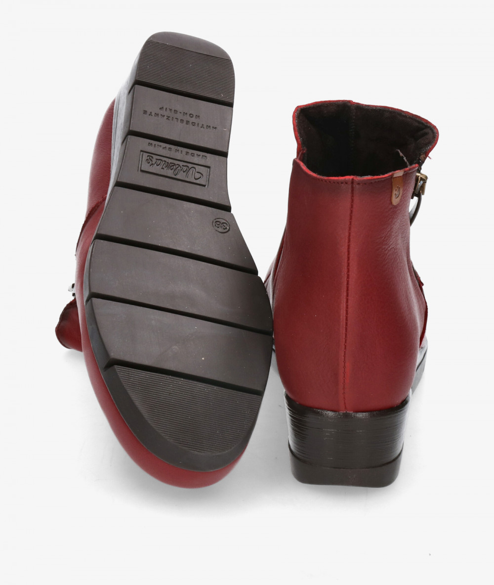 Botines Valeria´s  9511 en cereza Botines Valeria´s  9511 en cereza
