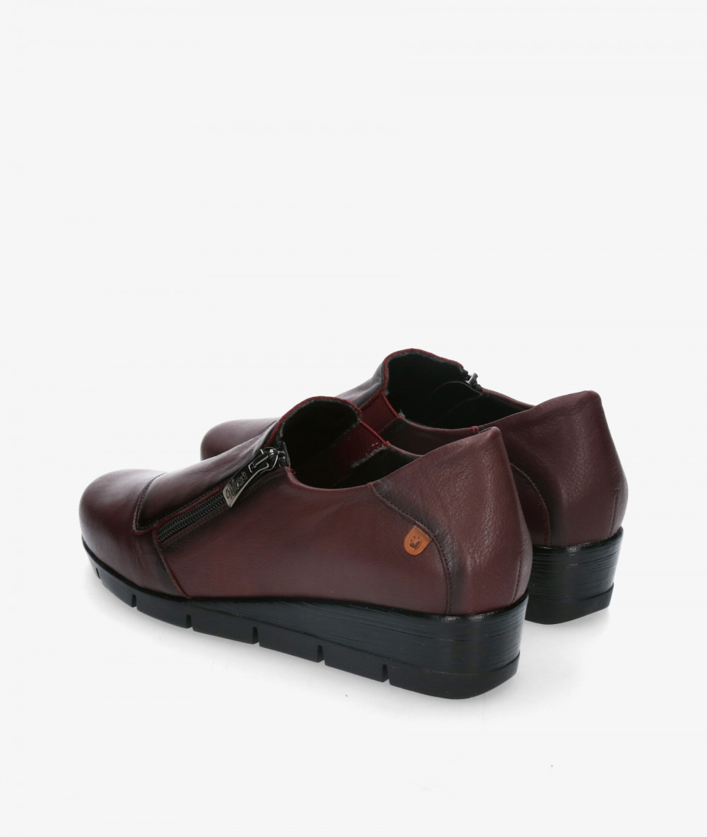 Zapatos confort Valeria´s 9510 en burdeos