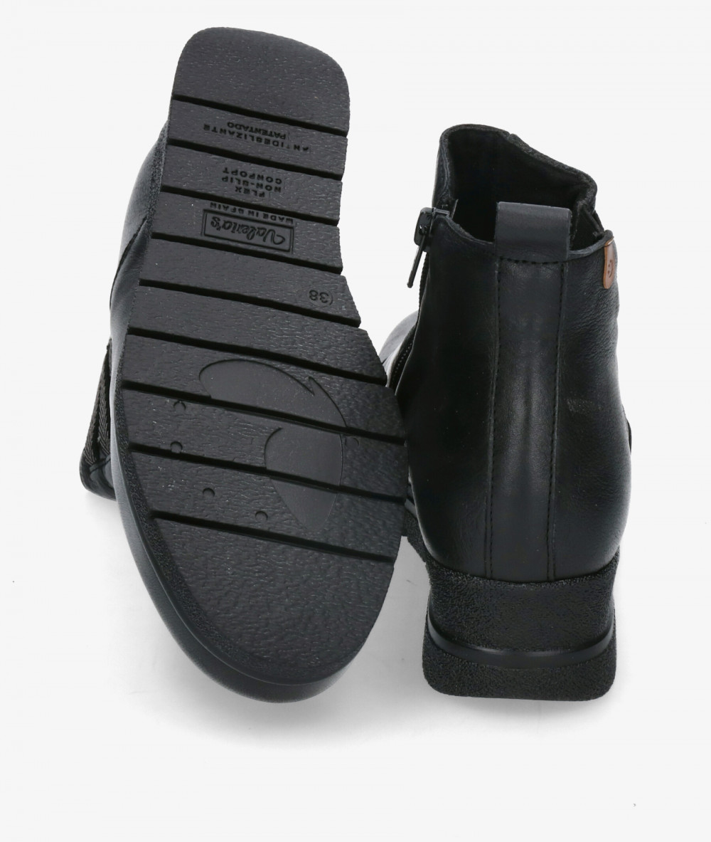 Botines Valeria´s  9501 en negro Botines Valeria´s  9501 en negro
