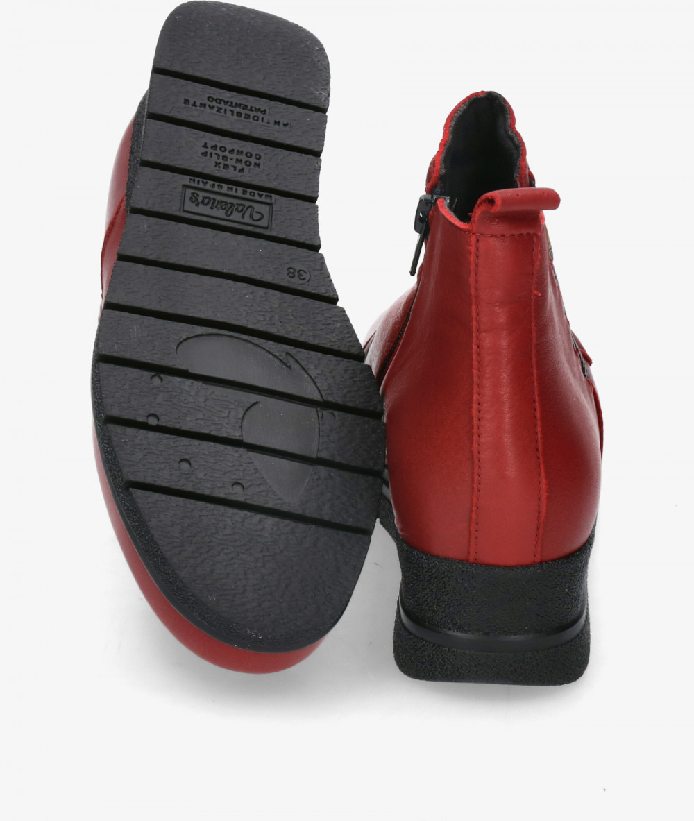 Botines Valeria´s  9501 en cereza Botines Valeria´s  9501 en cereza