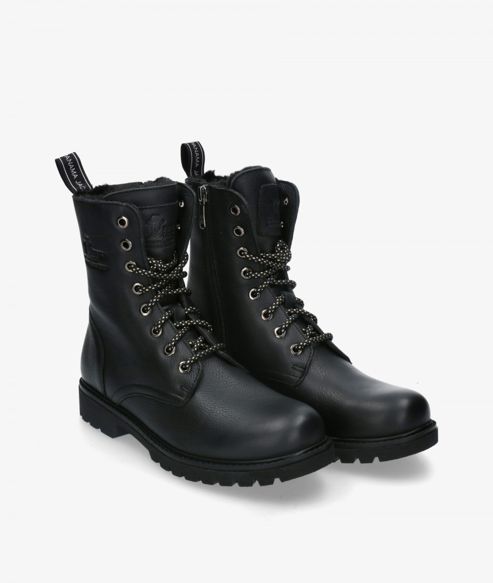 Botines Panamá Jack FRISIA B1 en negro