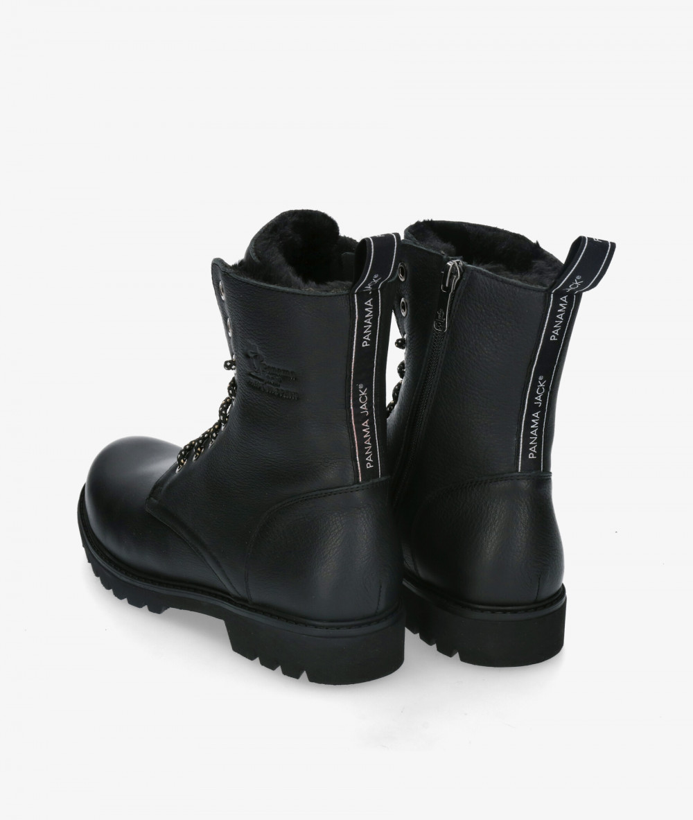 Botines Panamá Jack FRISIA B1 en negro