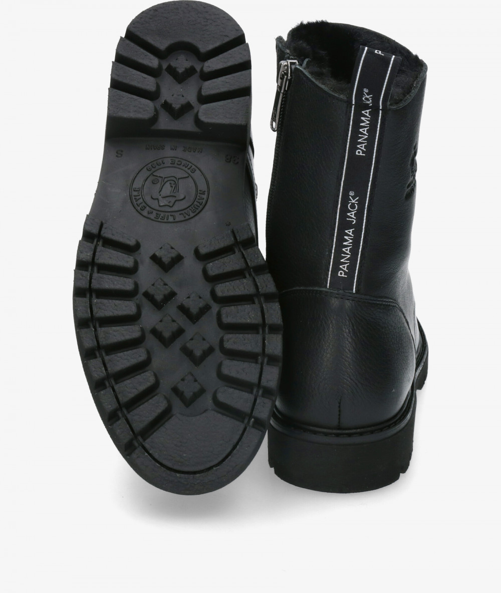 Botines Panamá Jack FRISIA B1 en negro