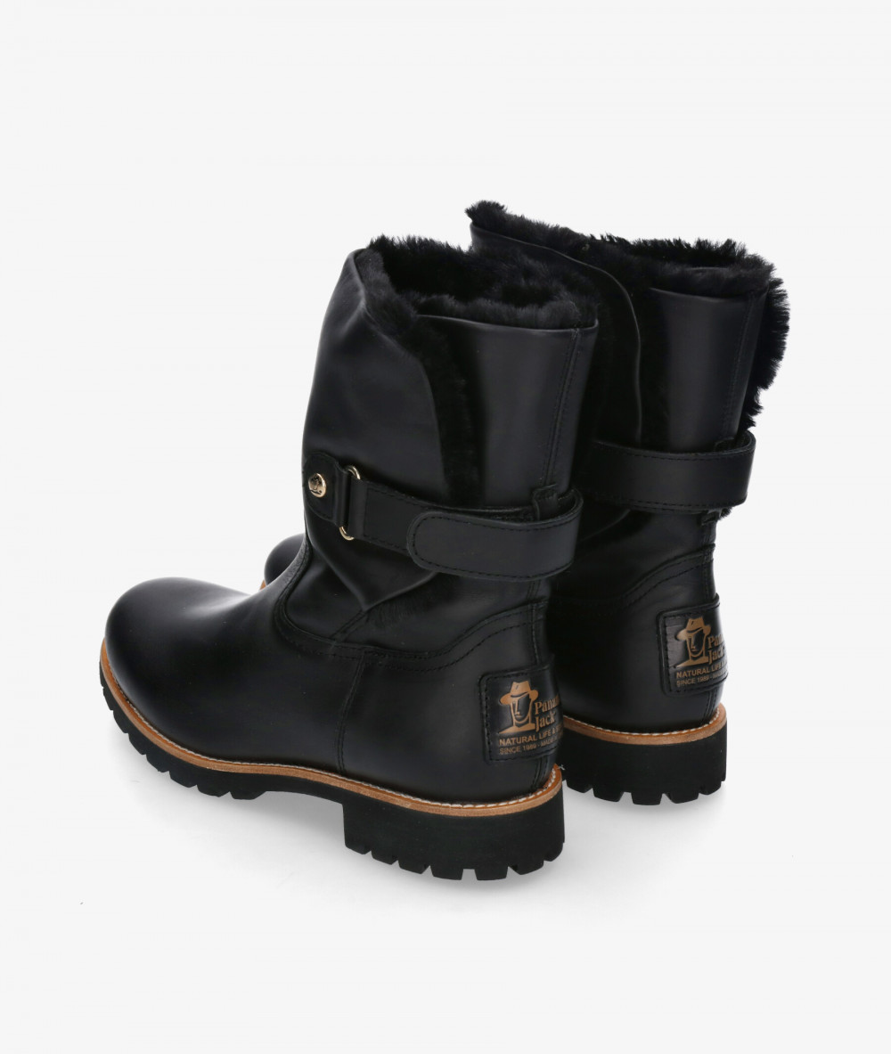 Botines Panamá Jack  FELIA TRAV B3 en negro