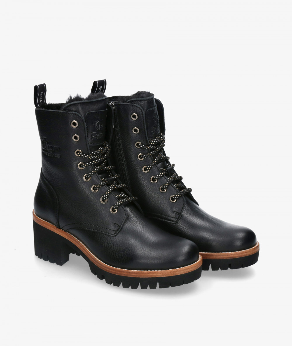 Botines Panamá Jack PADMA B11 en negro