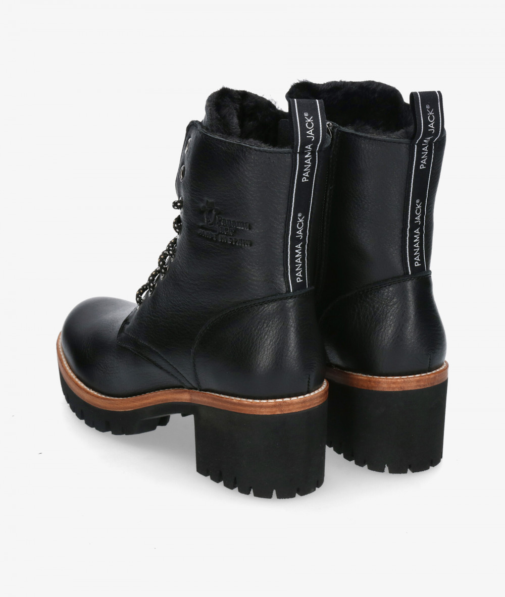 Botines Panamá Jack PADMA B11 en negro