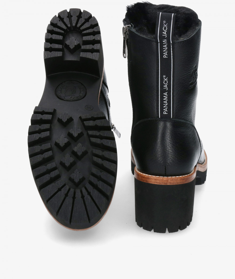 Botines Panamá Jack PADMA B11 en negro