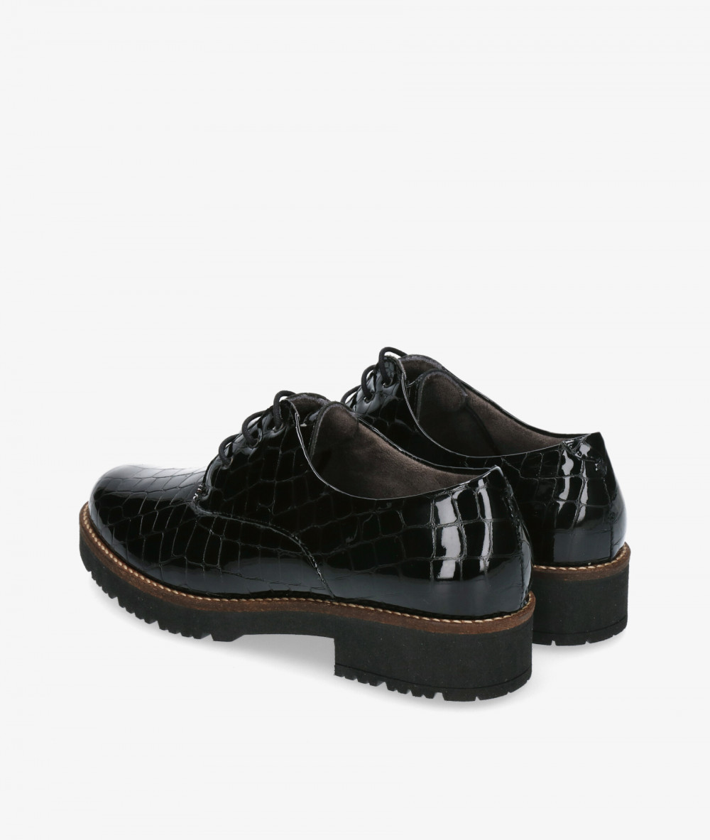 Zapatos inglés Pitillos 10771 en charol negro Zapatos inglés Pitillos 10771 en charol negro