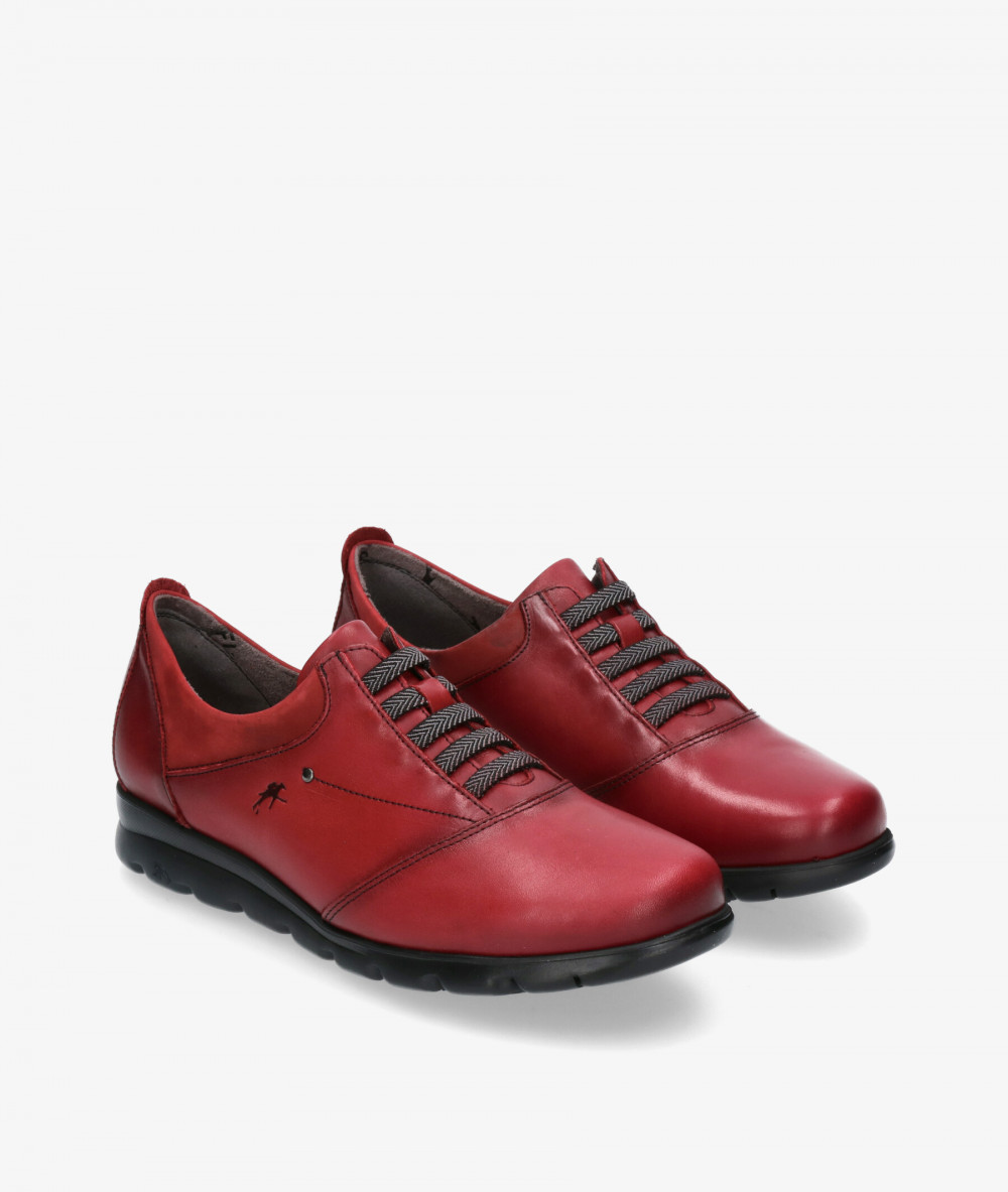 Zapatos confort Fluchos F0354 en cereza Zapatos confort Fluchos F0354 en cereza