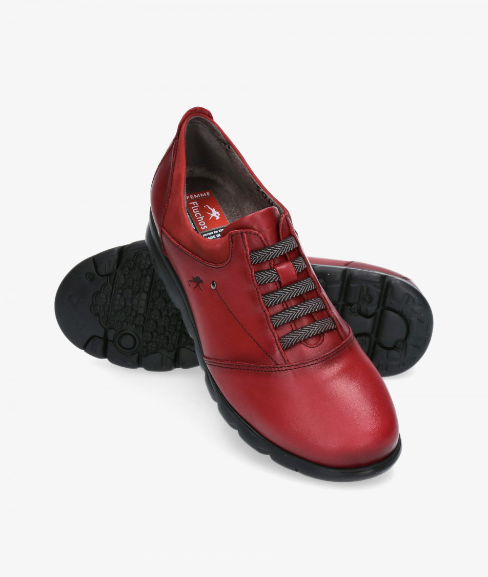 Zapatos confort Fluchos F0354 en cereza Zapatos confort Fluchos F0354 en cereza