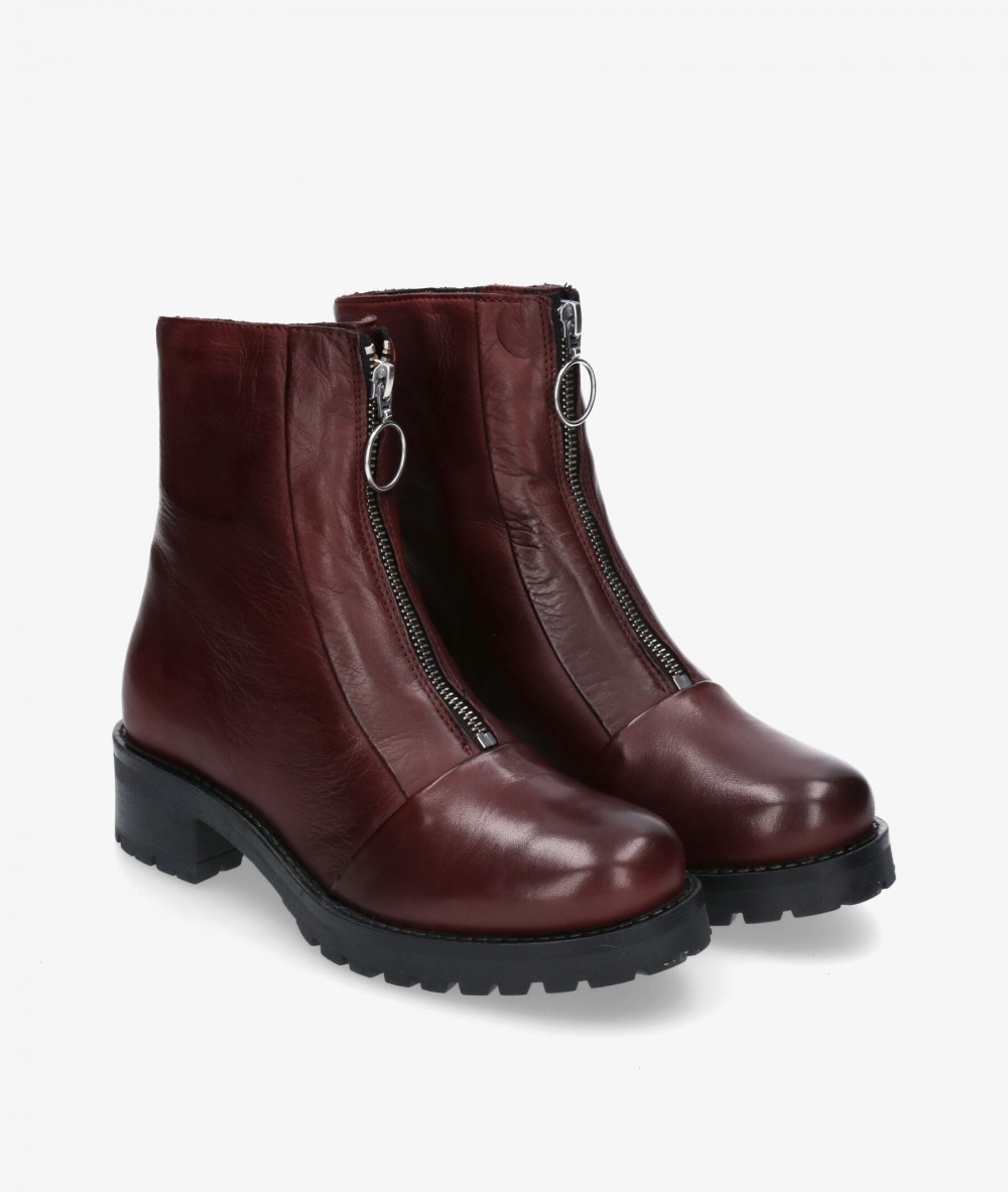Traveris Ankle boots  B-1377 M in burgundy Traveris Ankle boots  B-1377 M in burgundy