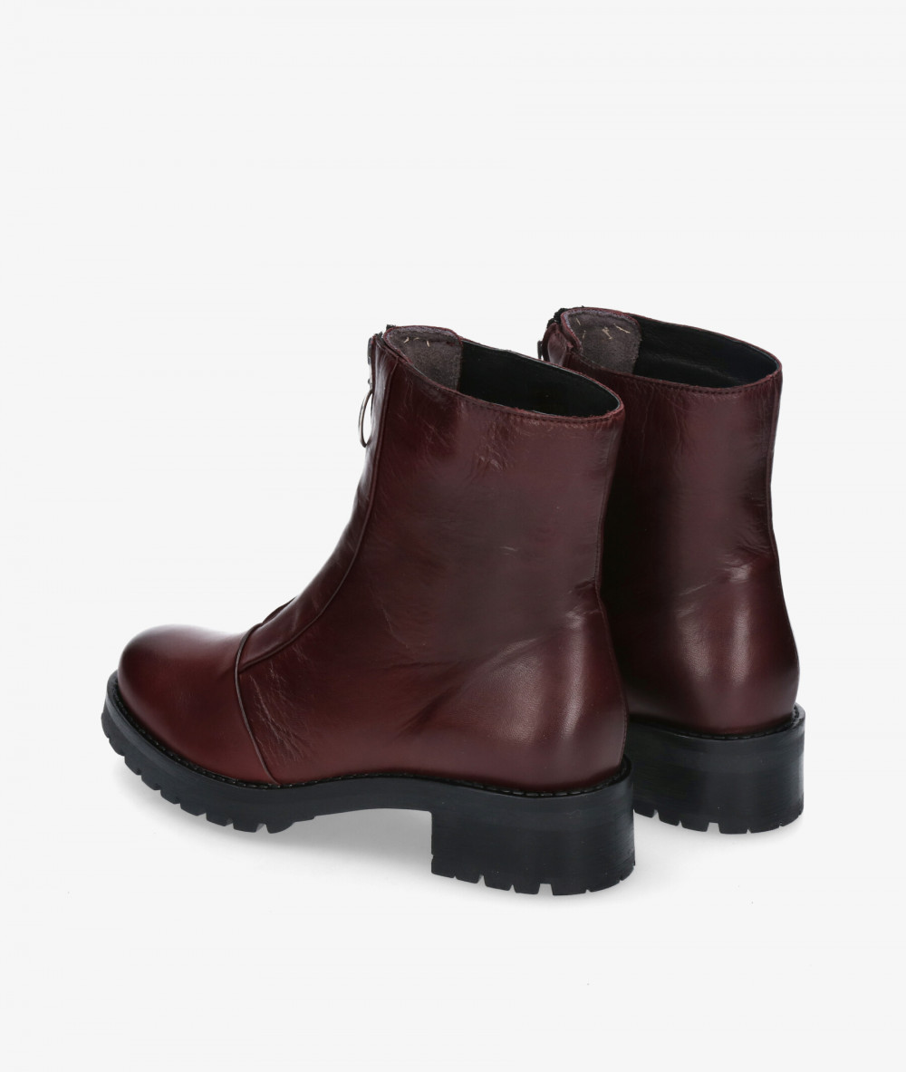 Botines Traveris B-1377 M en burdeos