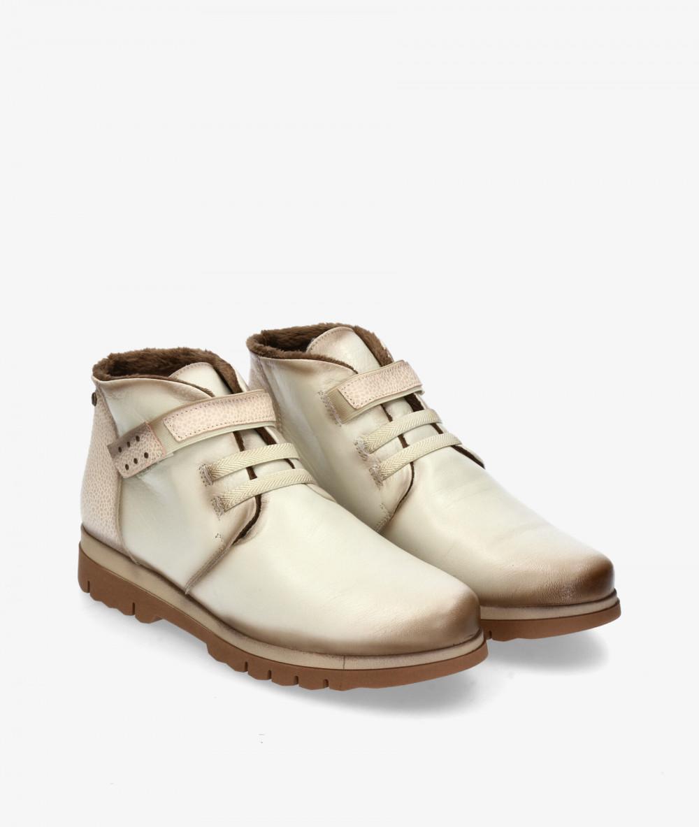 Botines pabloochoa.shoes  22867 en hueso Botines pabloochoa.shoes  22867 en hueso