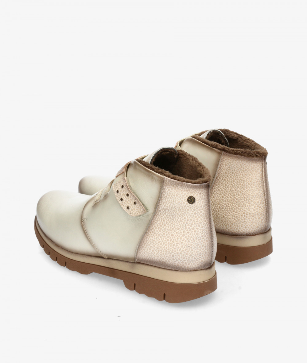 Botines pabloochoa.shoes  22867 en hueso Botines pabloochoa.shoes  22867 en hueso