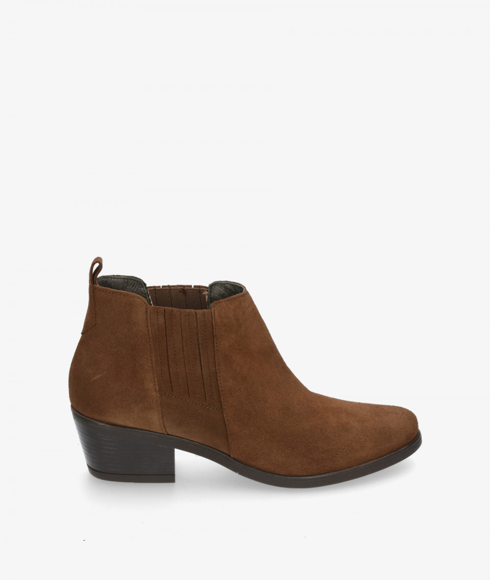 Botines Funny Lola  3450 en serraje cuero Botines Funny Lola  3450 en serraje cuero